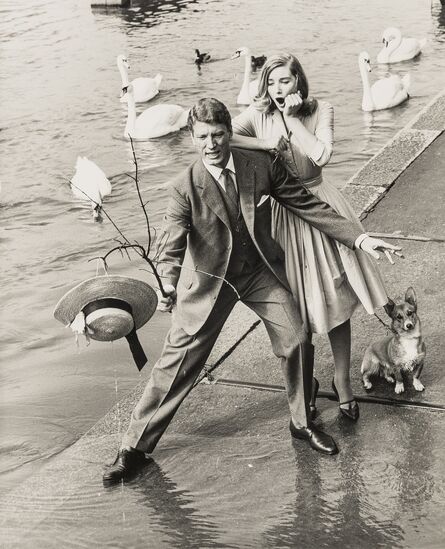 Norman Parkinson, ‘Out in the Rain, Three Aquascutum Advertising Portraits featuring Tania Mallet’, 1950s