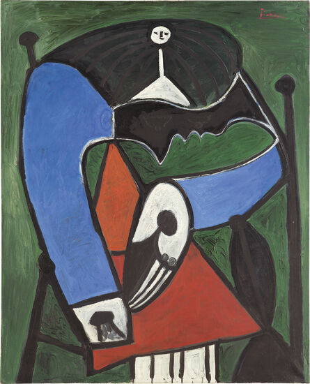 Pablo Picasso, ‘Femme assise dans un fauteuil’, October 24-1948