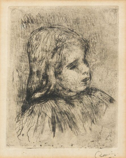 Pierre-Auguste Renoir, ‘Claude Renoir, de trois-quarts a droite’, 1908