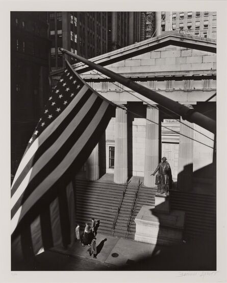 Berenice Abbott, ‘Treasury Building from J.P. Morgan Office’, 1936