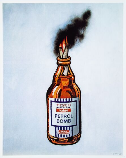 Banksy X Bristol Riots, ‘Petrol Bomb, poster’, 2011