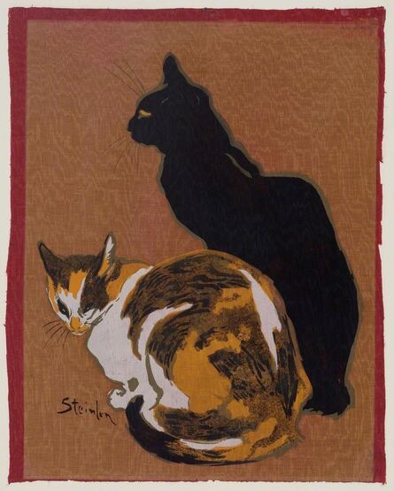 Théophile Alexandre Steinlen, ‘Deux Chats’, 1894