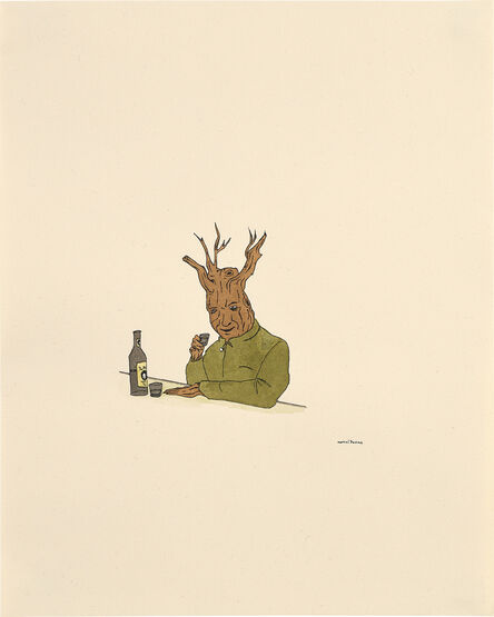 Marcel Dzama, ‘Treeman with Drink’, 2000