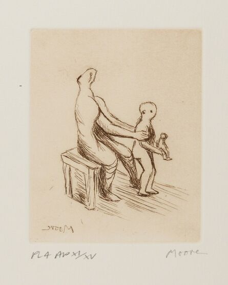 Henry Moore, ‘Mother and Child (Cramer 704)’, 1983
