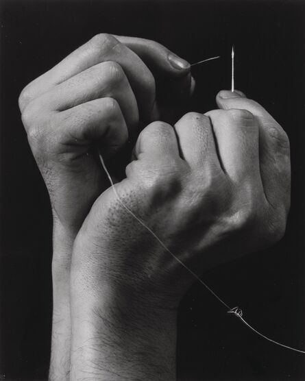 Anton Bruehl, ‘Hand Threading Needle’, circa 1930-printed circa 1960