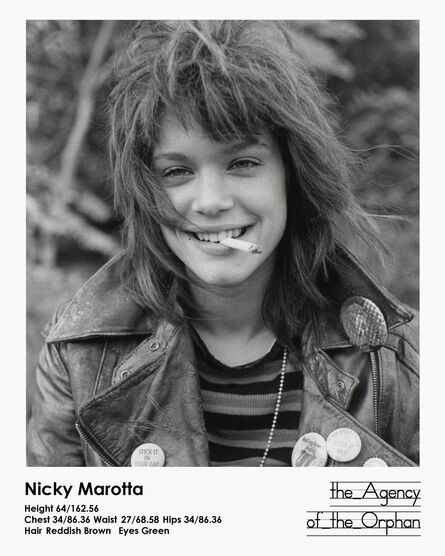 Anna Craycroft, ‘Headshot for the Agency of the Orphan: Nicky Moratta’, 2008