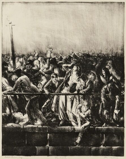 George Bellows, ‘The Crowd, from Men Like Gods’, 1923