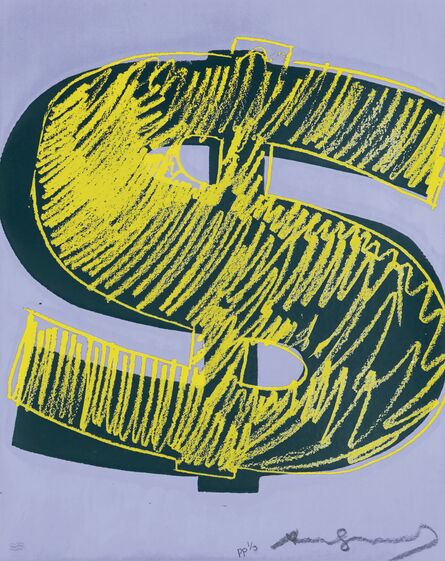 Andy Warhol, ‘$ (1): one plate’, 1982