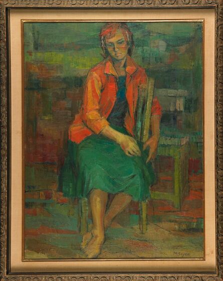 Moses Soyer, ‘Untitled (Portrait of a Woman)’