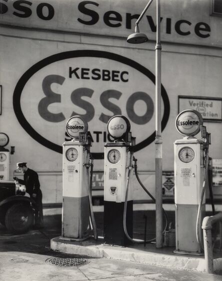 Berenice Abbott, ‘Esso Gasoline Station, Tenth Avenue, New York’, 1935