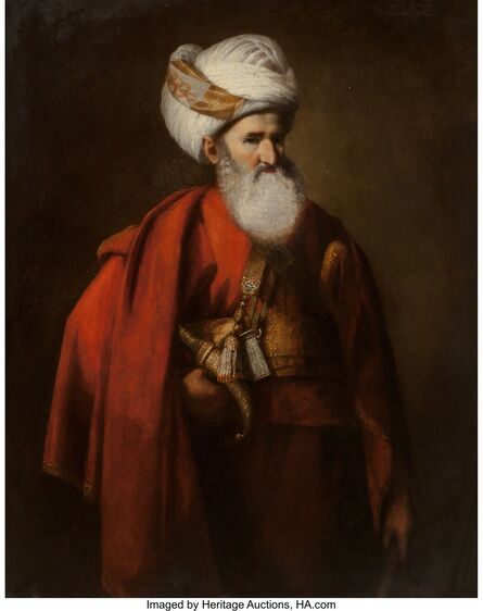 English School (18th Century), ‘Portrait of a gentleman in Turkish dress, traditionally thought to be Edward Wortley Montagu (1713-1776)’