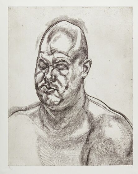Lucian Freud, ‘Large Head (State II)’, 1995