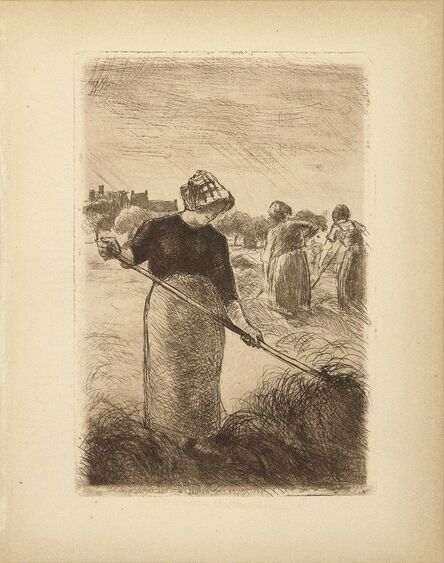 Camille Pissarro, ‘Faneuses (Woman Tossing the Hay)’, 1890