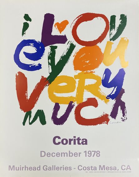 Corita Kent, ‘I Love You Very Much’, 1978