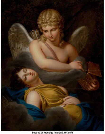 Pierre-Joseph-Célestin François, ‘Cupid removing the sleeping spell from Psyche’