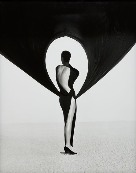 Herb Ritts, ‘Versace Dress, Back View, El Mirage’, 1990