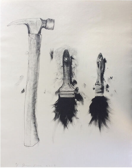 Jim Dine, ‘Hammer and Two Brushes’, 2010