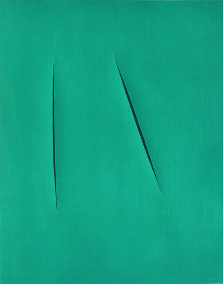 Lucio Fontana, ‘Concetto Spaziale (from XXe Siecle)’, 1959