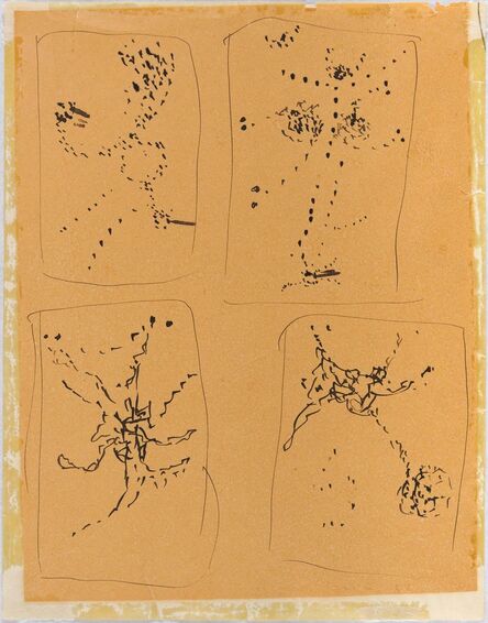 Lucio Fontana, ‘Studies for 'Concetto spaziale'’, 1954