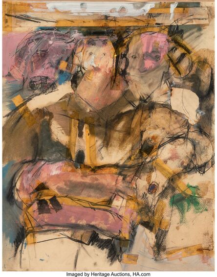 Larry Rivers, ‘Seated Figures’, circa 1957
