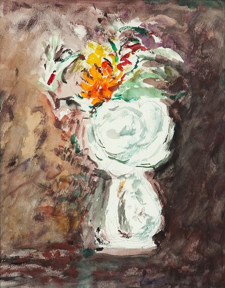 Arturo Tosi, ‘Fiori nel vaso bianco’, second half 40s