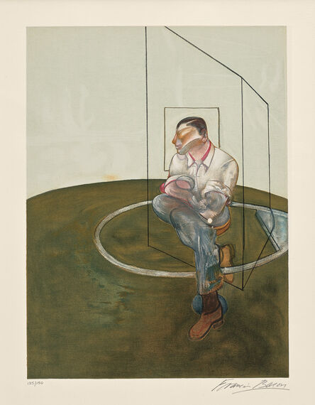 Francis Bacon, ‘Study for a Portrait of John Edwards (after, Three Studies for a Portrait of John Edwards 1984)’, 1986