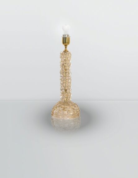 Barovier & Toso, ‘a table lamp with a Murano glass structure’, ca. 1940