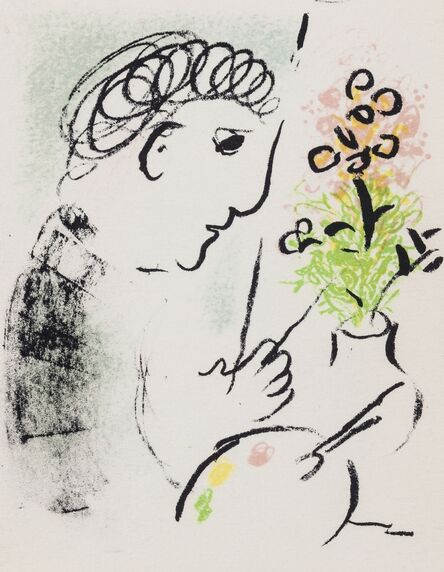 Marc Chagall, ‘Carte de Voeux pour L’Année 1979 (Mourlot 951, and 952)’, 1979