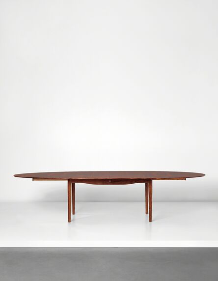 Finn Juhl, ‘Rare and large extendable dining table, model no. FJ 49 T’, Designed 1949