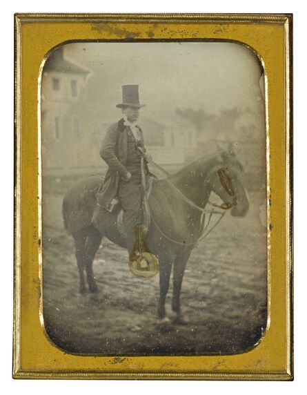 Attributed To Thomas Mcclelland, ‘Jeremiah Wooden, MD, En Route to a House Call (Gosport, Indiana)’, 1854