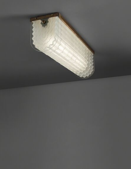 Paolo Venini, ‘Rare "Ondulato" ceiling light, model no. 215’, 1931-1935