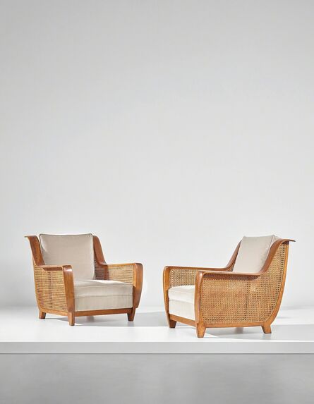 Paolo Buffa, ‘Rare pair of armchairs’, circa 1940