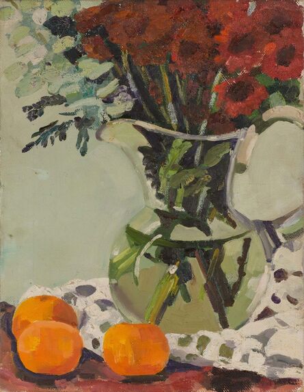 Ellen Adler, ‘(i) Untitled [Vase of Flowers]; (ii) Untitled [Winter Tree]’