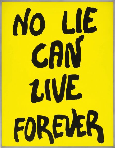 Sam Durant, ‘No Lie Can Live Forever’, 2003