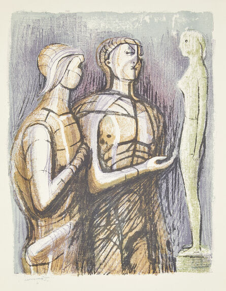 Henry Moore, ‘Minerve et Promethee devant la Statue de Pandore [CGM 24]’, 1950