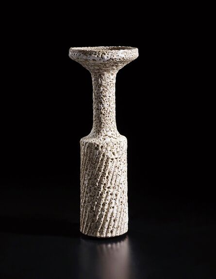 Lucie Rie, ‘Cylindrical vase with flaring lip’, early 1960s
