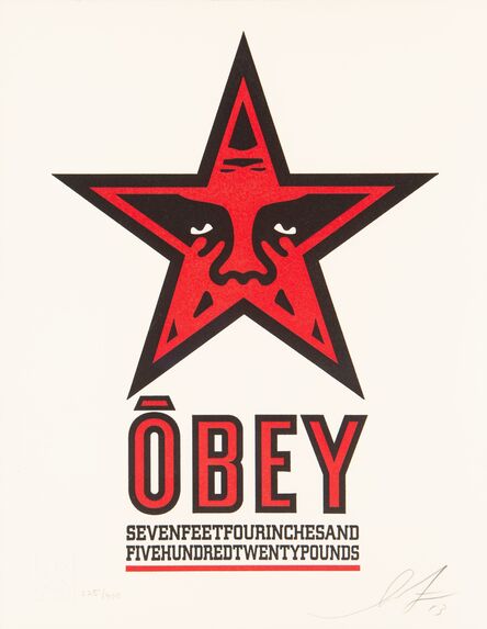 Shepard Fairey, ‘Obey Star Letterpress’, 2013