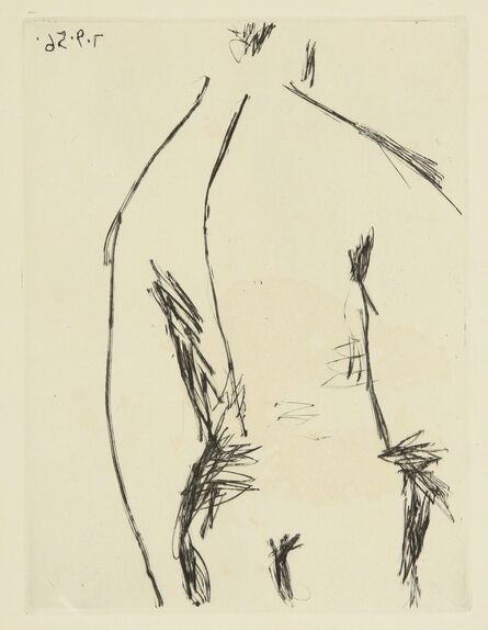 Pablo Picasso, ‘Dos d'homme (B. 803; Ba. 959)’, 1956