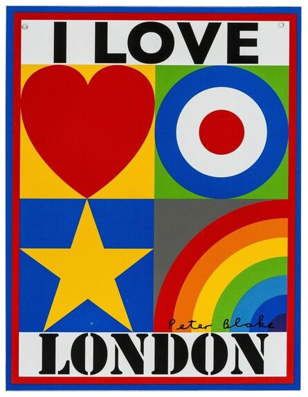 Peter Blake, ‘I Love London’, 2009