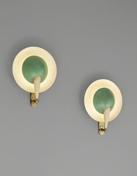 Stilnovo, ‘Pair of rare adjustable wall lights, model no. B. 4917’, 1950s
