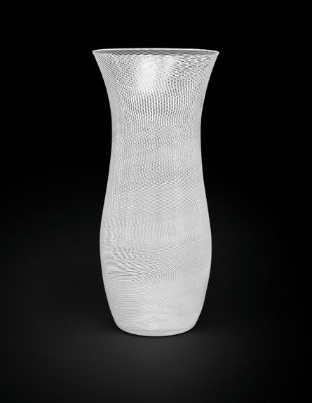 Carlo Scarpa, ‘A mezza filigrana glass vase model’, 1936