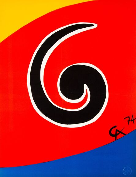 Alexander Calder, ‘Untitled, from Flying Colors (three works)’, 1975