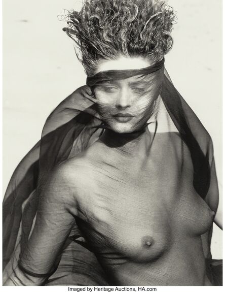 Herb Ritts, ‘Consuelo- Face and Torso, Paradise Cove, California’, 1984