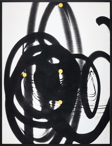 William Klein, ‘Black traces + 4 yellow pastilles’, 1952-1953