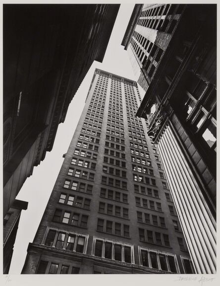 Berenice Abbott, ‘Canyon-Broadway & Exchange Place’, 1936