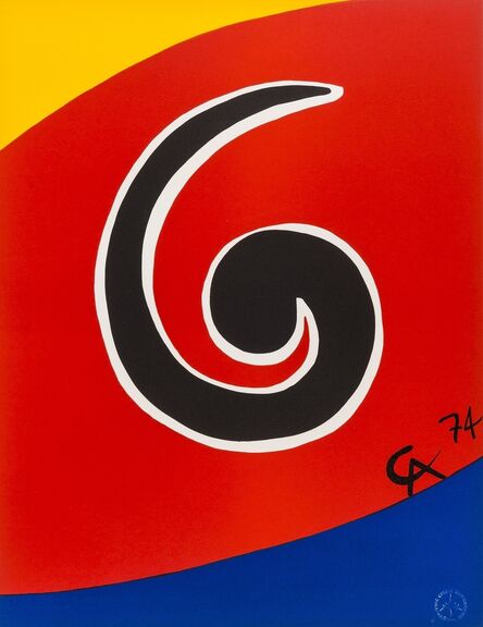 Alexander Calder, ‘Flying Colours, 3 works’, 1974