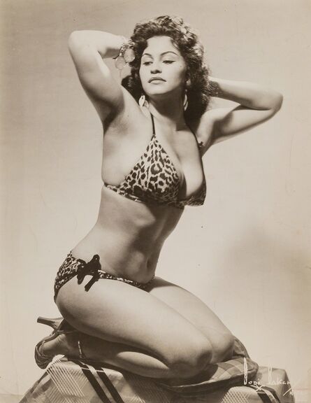 Boris Bakchy, ‘Perla Mar Posing in a Bathing Suit’, ca. circa 1940s