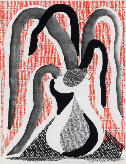 David Hockney, ‘The Drooping Plant, June 1986’, 1986
