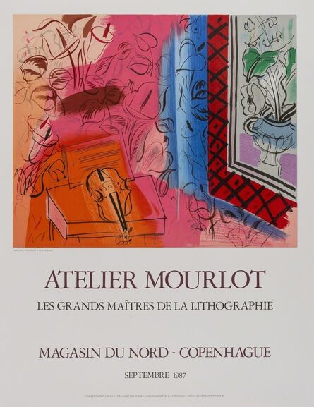 After Raoul Dufy, ‘Atelier Mourlot, 1987’, 1987