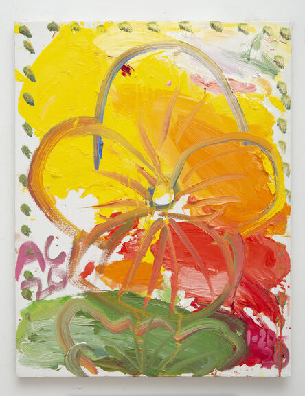 Ann Craven, ‘Untitled (Pensée Colors Mixed, 1-20-20)’, 2020